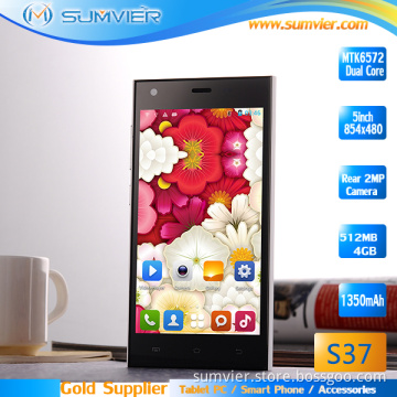 Mtk6572 Dual Core Cortex A9 1.2GHz 32 G Storage Mobile Phone
